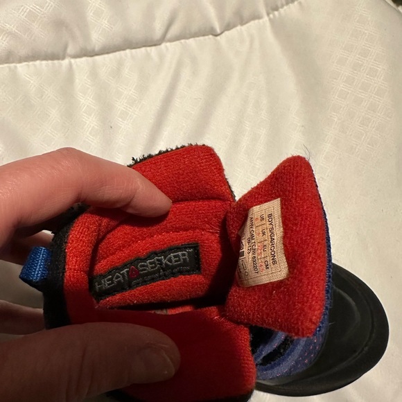 The North Face Infant Boys Size 6 Toddler Waterproof Winter Suede Snow Boots - Picture 6 of 9